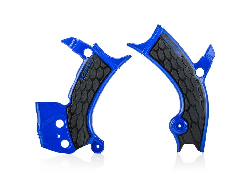 Acerbis X-Grip Frame Guard (BLUE/BLACK) For 19-22 YAMAHA YZ250F